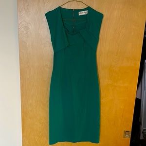 Bettie Page Clothing Green Wiggle Dress